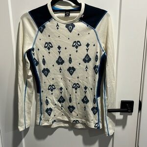 Helly Hansen Merino Base Layer Top Long Sleeve Thermal EUC